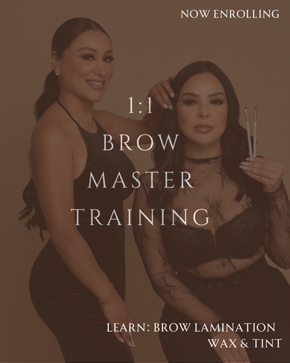 1:1 Brow Laminate Wax & Tint Training